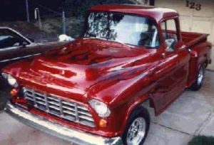 Tom Burger's 55 Chevy Pick Up